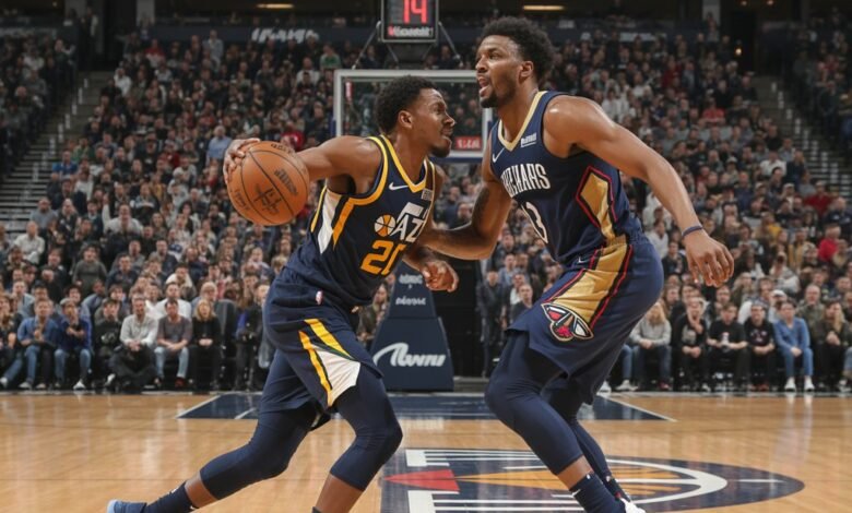 utah jazz vs new orleans pelicans match player stats