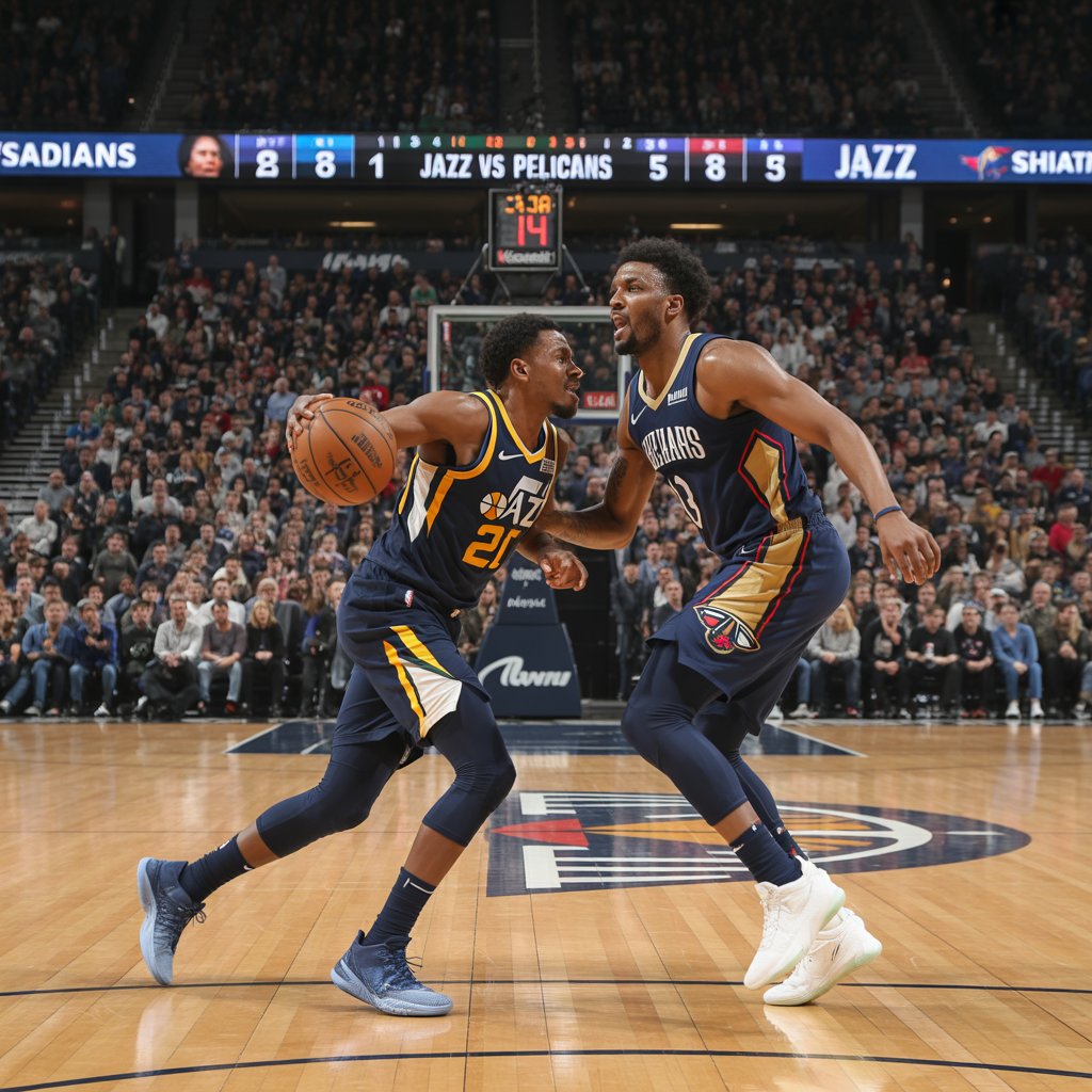 utah jazz vs new orleans pelicans match player stats