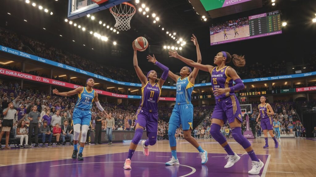 los angeles sparks vs dallas wings match player stats