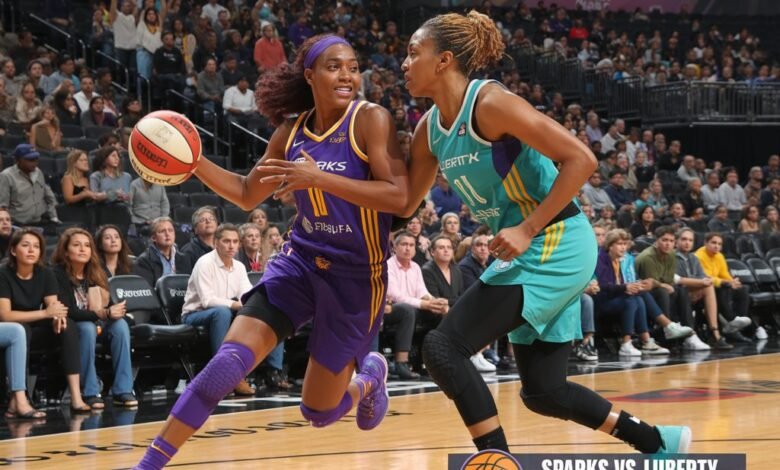 los angeles sparks vs new york liberty match player stats
