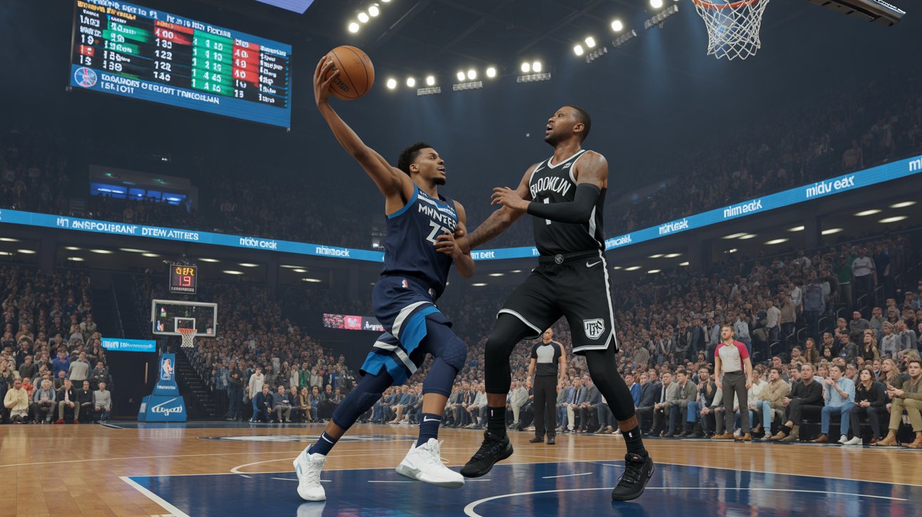 timberwolves vs brooklyn nets match player stats