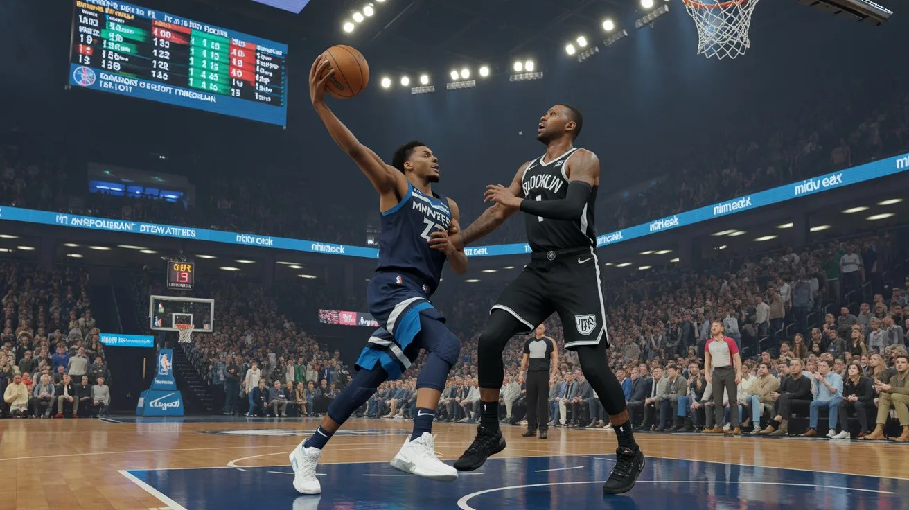 timberwolves vs brooklyn nets match player stats