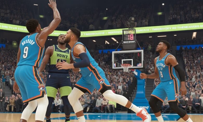 okc thunder vs timberwolves match player stats