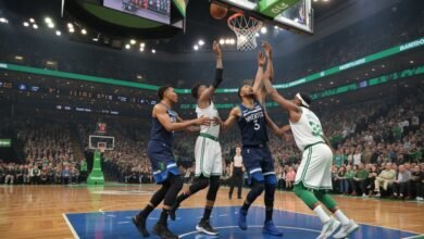 timberwolves vs celtics match player stats