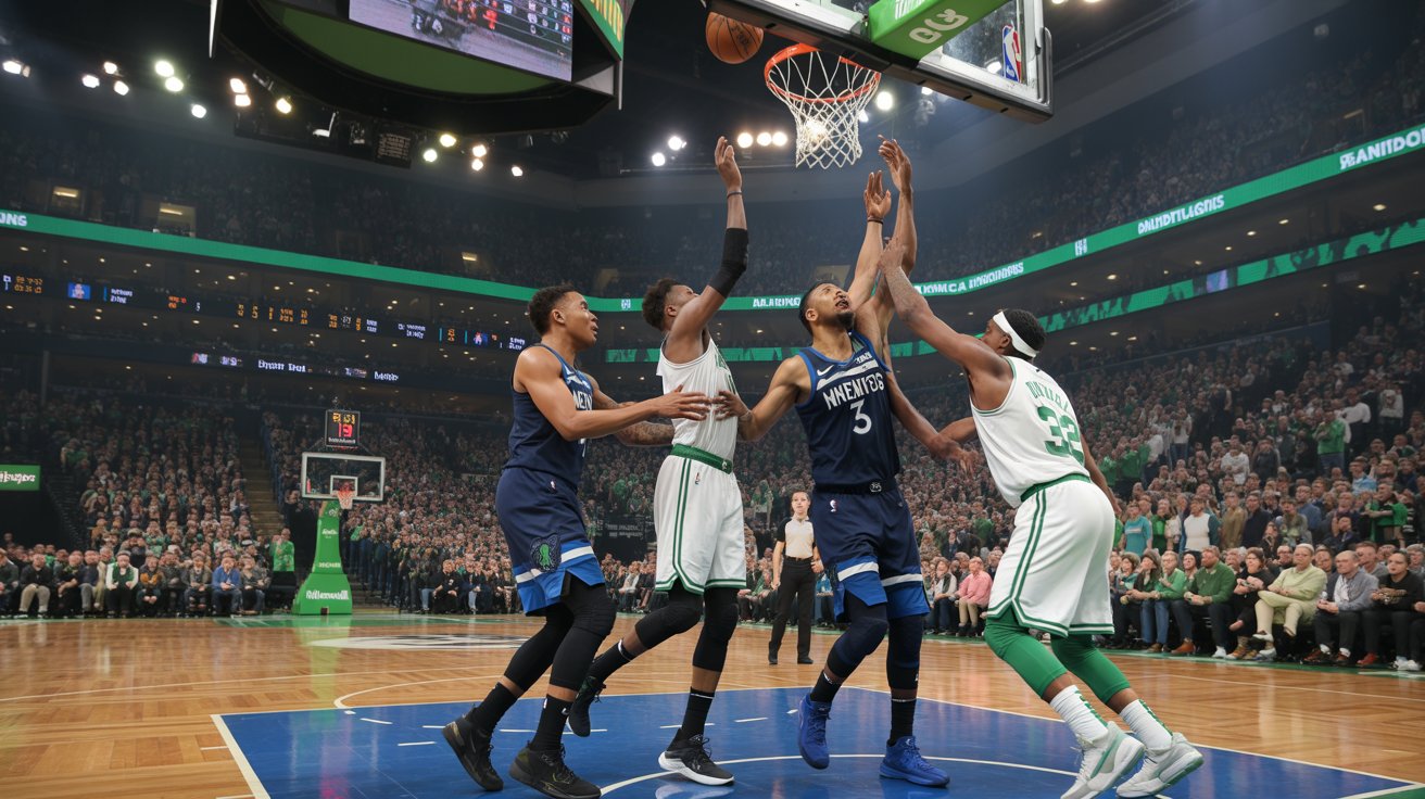 timberwolves vs celtics match player stats