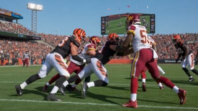 cincinnati bengals vs washington commanders match player stats