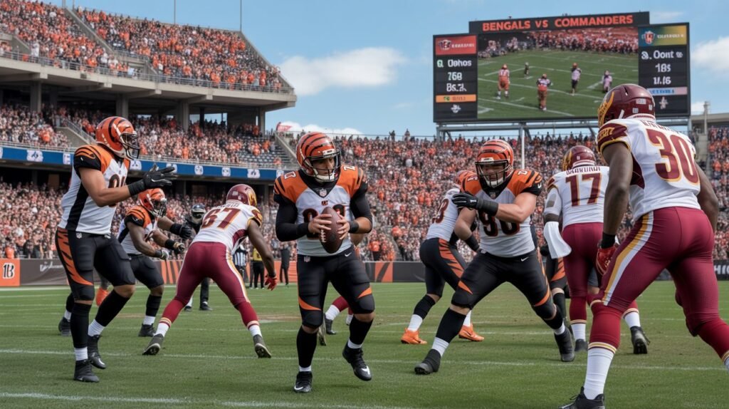 cincinnati bengals vs washington commanders match player stats