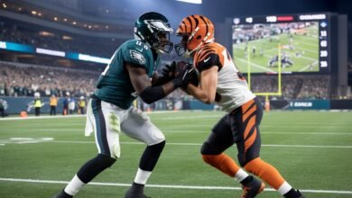 philadelphia eagles vs bengals match player stats
