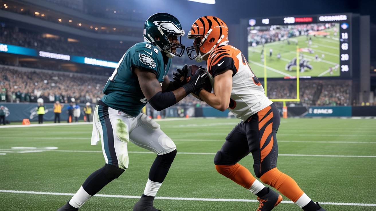 philadelphia eagles vs bengals match player stats