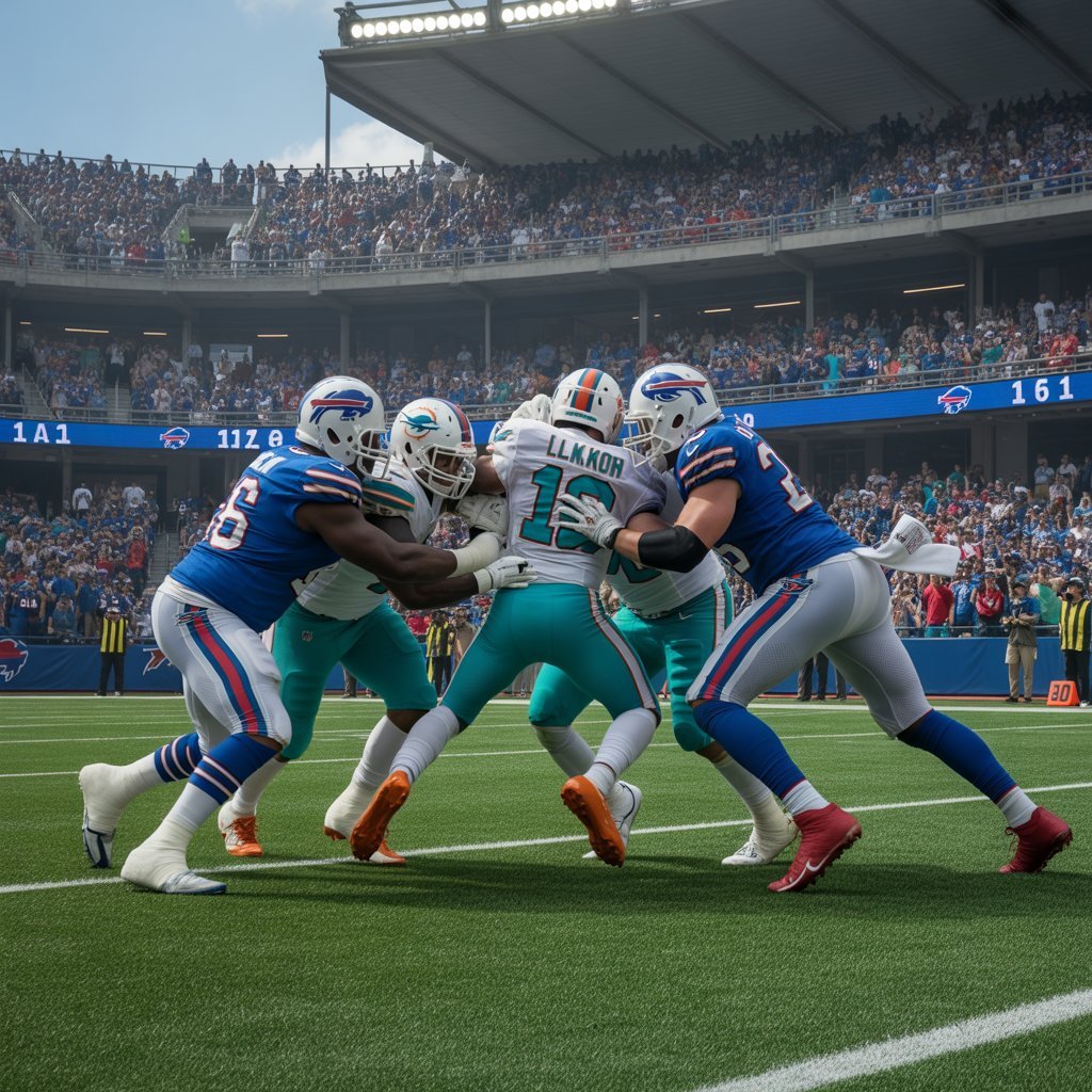 buffalo bills vs miami dolphins match player stats