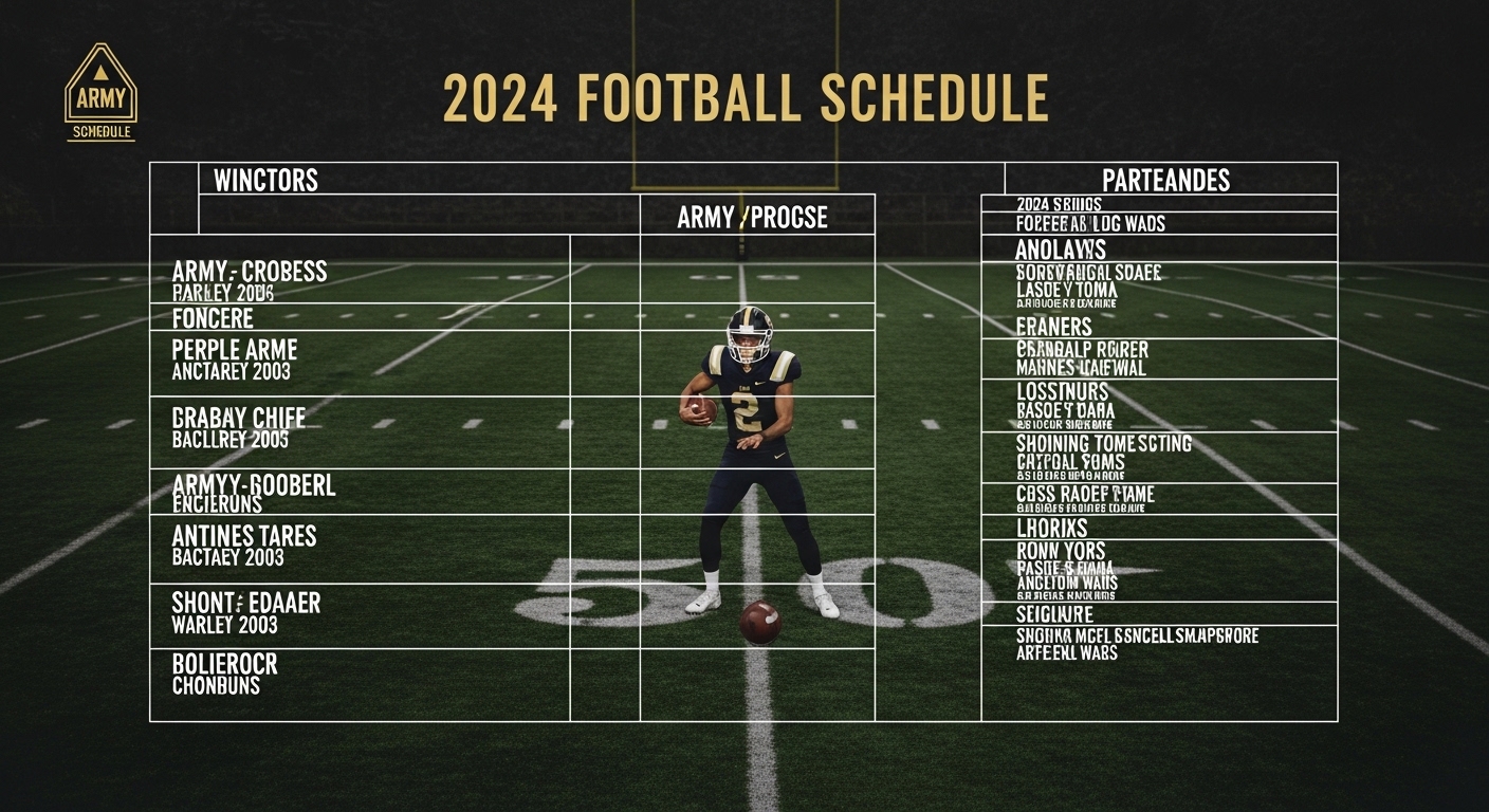 army football schedule