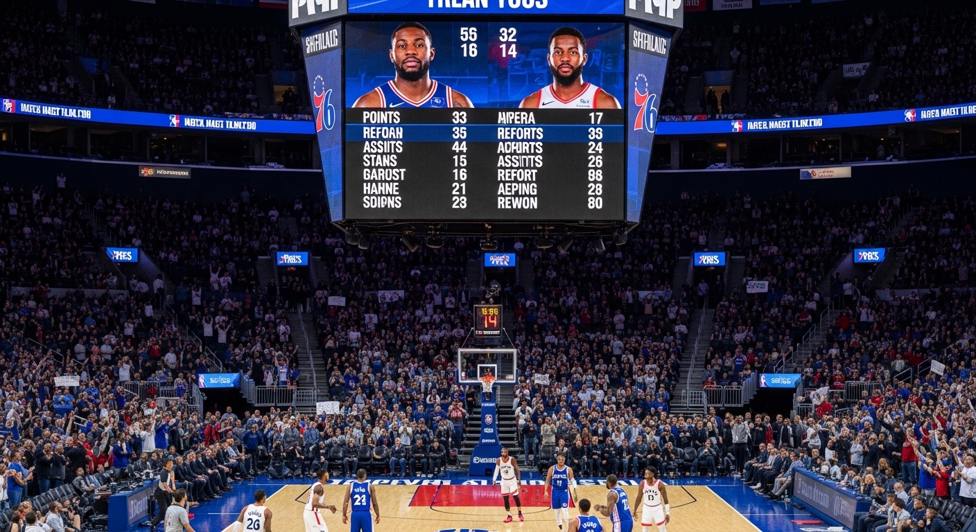 76ers vs toronto raptors match player stats