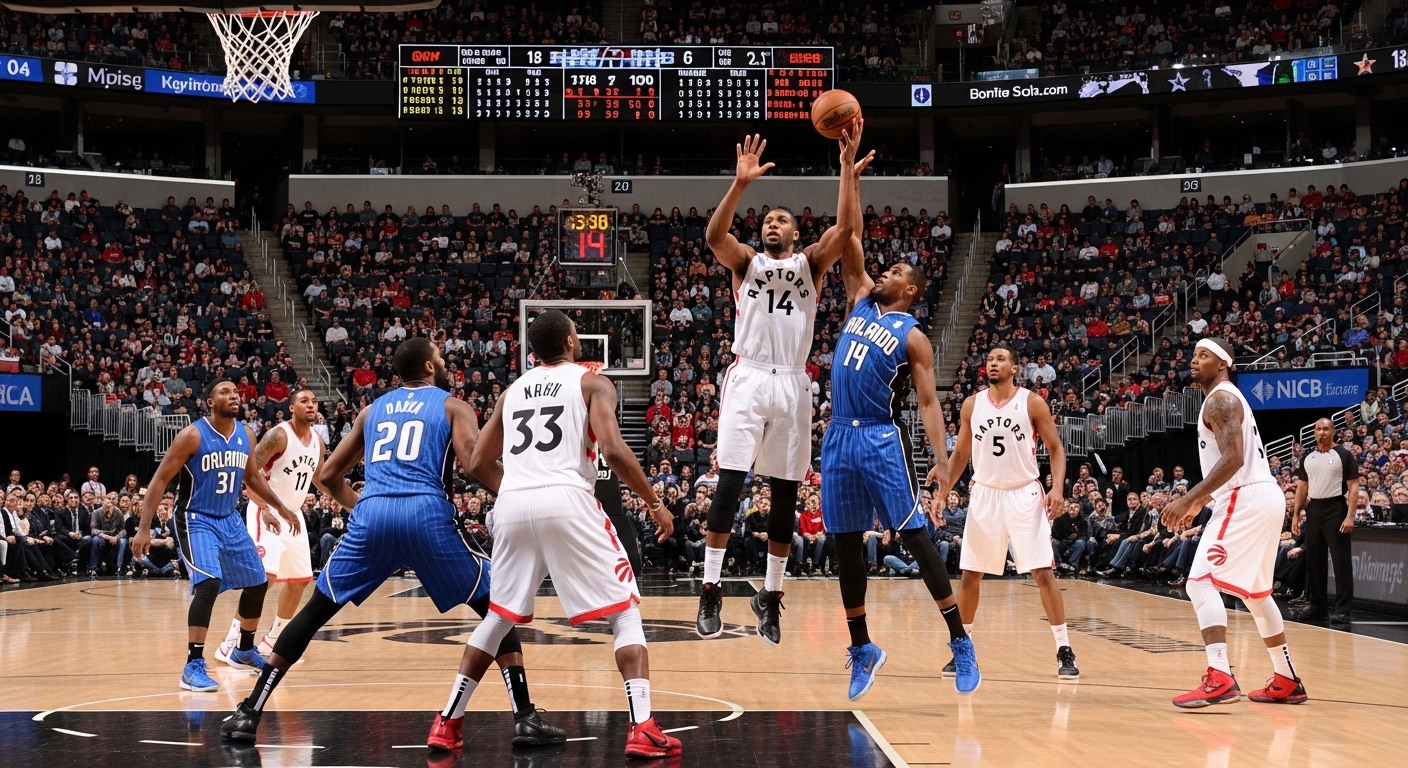 toronto raptors vs orlando magic match player stats