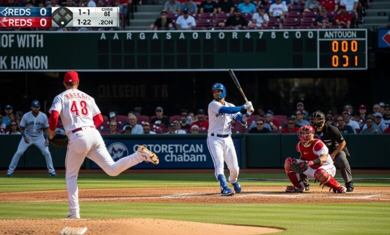 toronto blue jays vs cincinnati reds match player stats