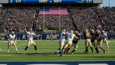 navy midshipmen football vs army football
