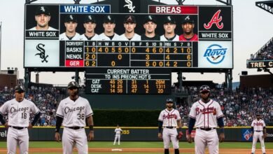 white sox vs atlanta braves match player stats