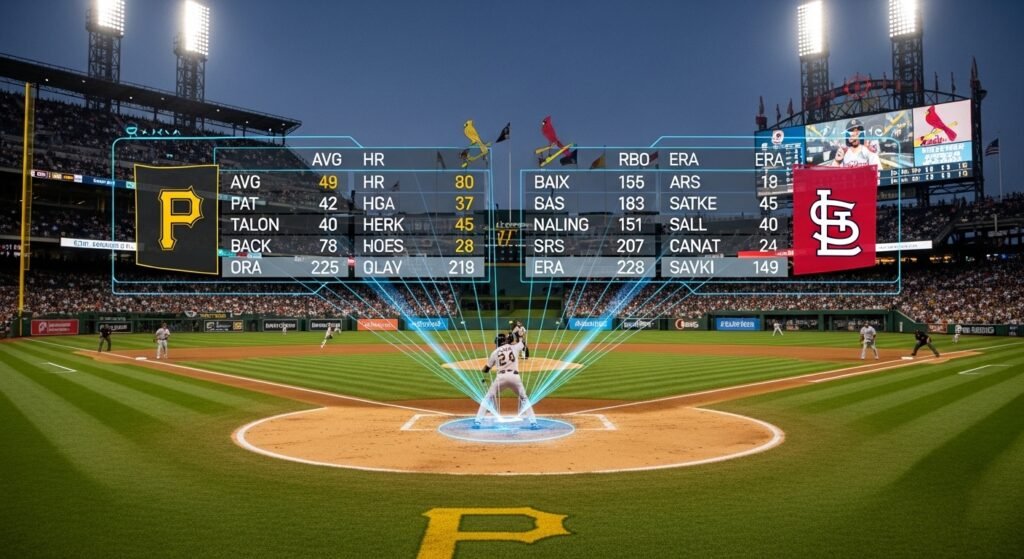 pittsburgh pirates vs st. louis cardinals match player stats