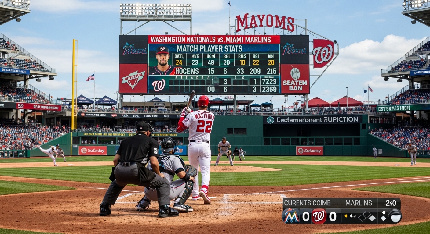 Washington Nationals vs Miami Marlins Match Player Stats – Full Game Breakdown and Top Performances