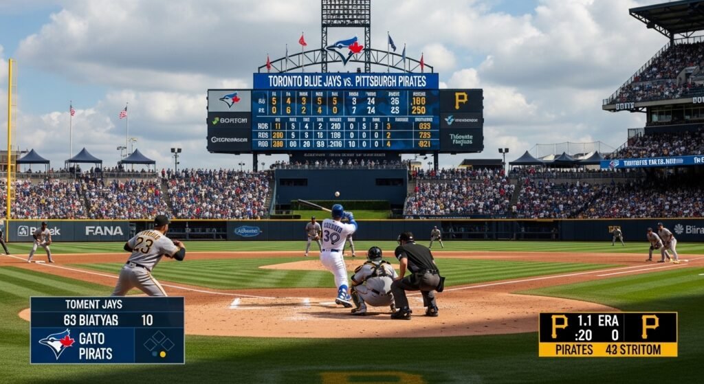 toronto blue jays vs pittsburgh pirates match player stats