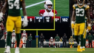arizona cardinals vs green bay packers match player stats