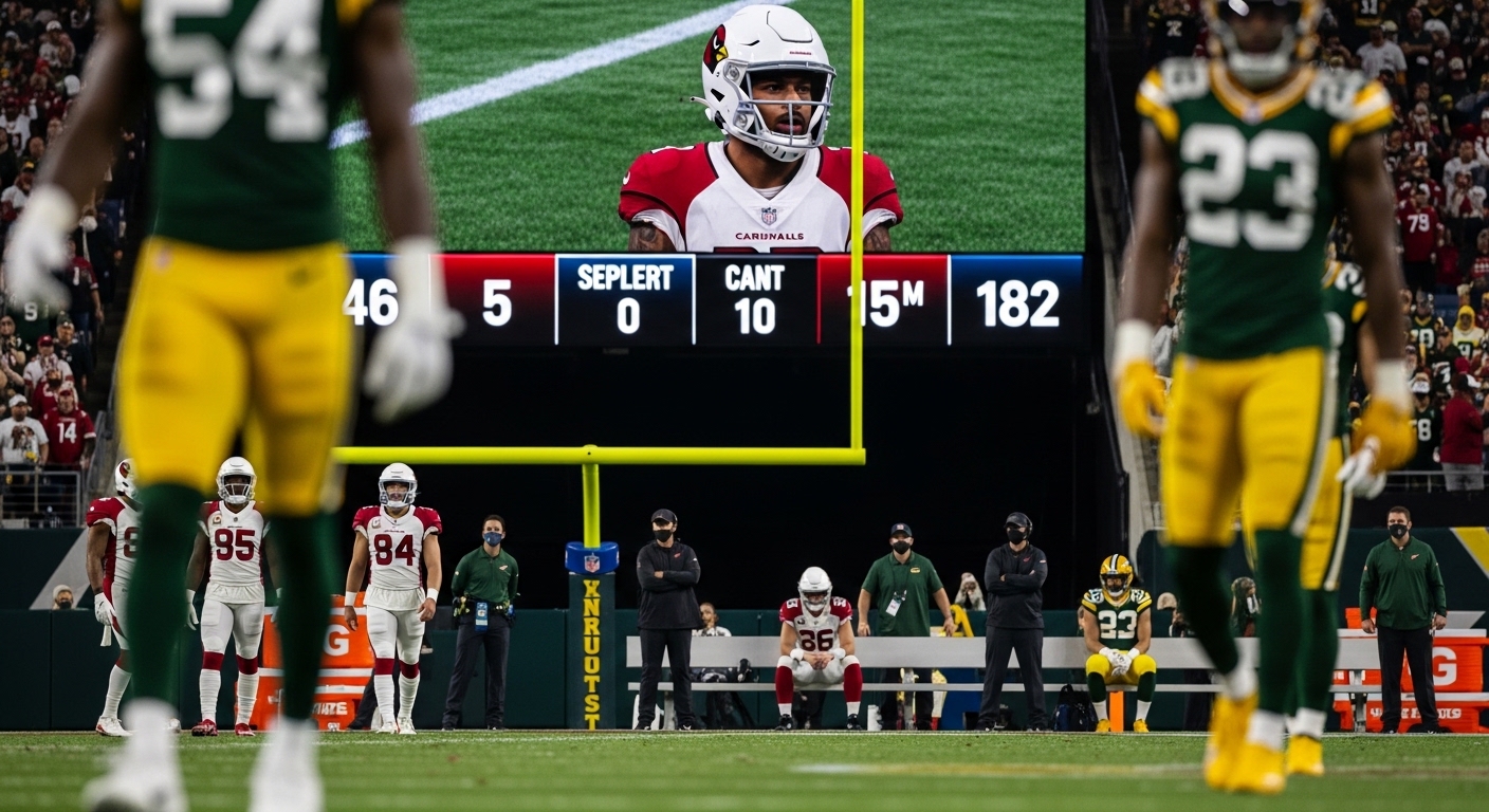 arizona cardinals vs green bay packers match player stats