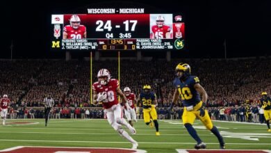 wisconsin badgers football vs michigan wolverines football match player stats