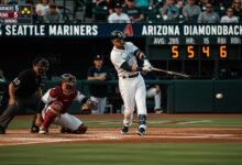 seattle mariners vs diamondbacks match player stats