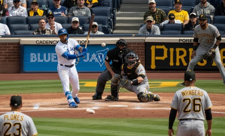 toronto blue jays vs pittsburgh pirates match player stats