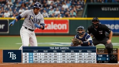 tampa bay rays vs seattle mariners match player stats