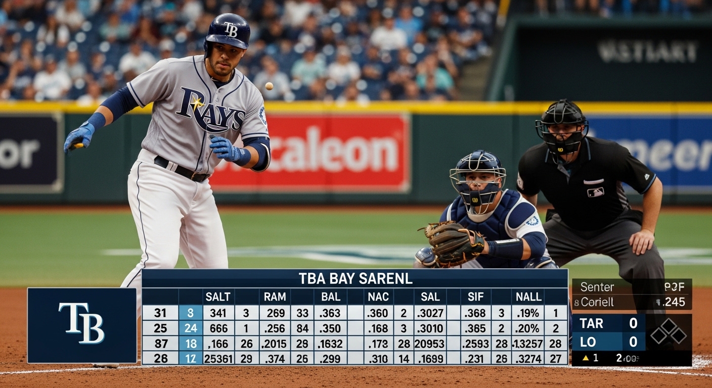 tampa bay rays vs seattle mariners match player stats