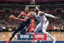 washington wizards vs la clippers match player stats
