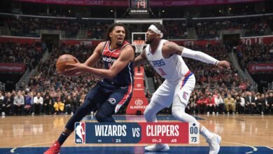 washington wizards vs la clippers match player stats