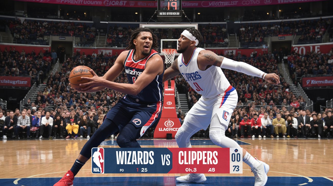 washington wizards vs la clippers match player stats