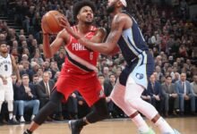 portland trail blazers vs memphis grizzlies match player stats