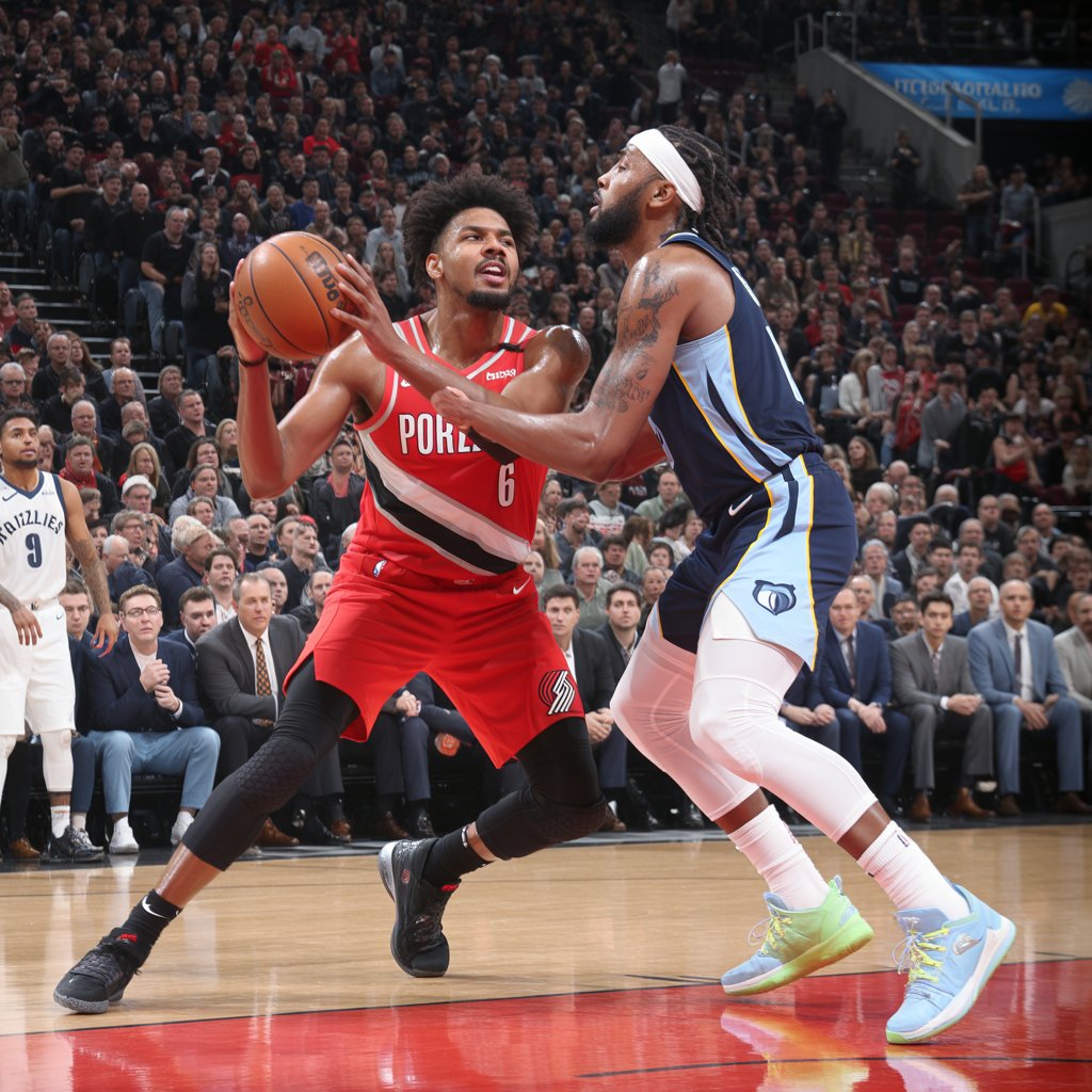 portland trail blazers vs memphis grizzlies match player stats