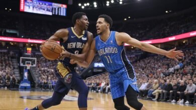 new orleans pelicans vs orlando magic match player stats
