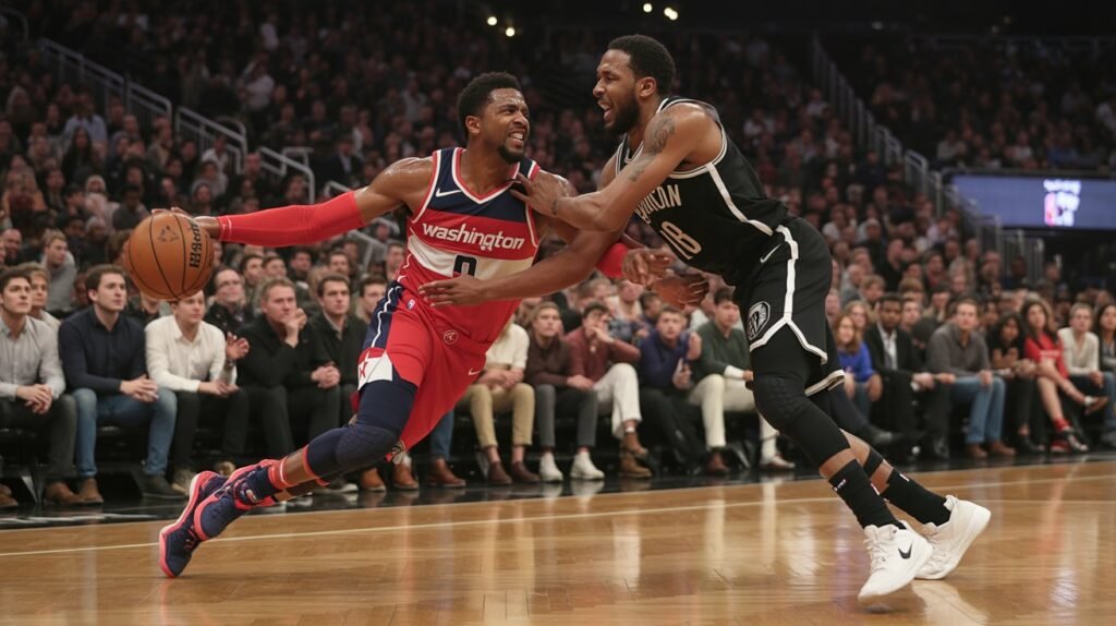 washington wizards vs brooklyn nets match player stats