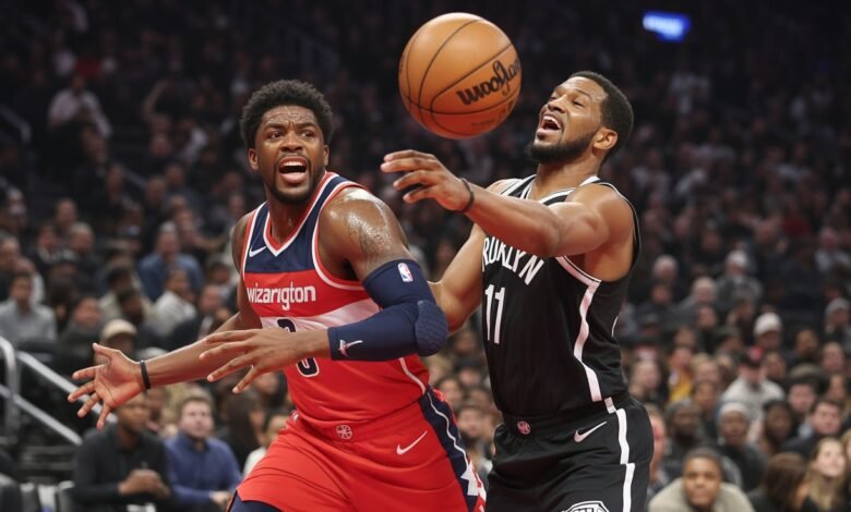 washington wizards vs brooklyn nets match player stats