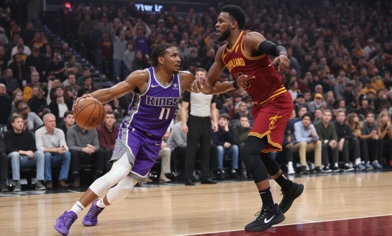 sacramento kings vs cleveland cavaliers match player stats