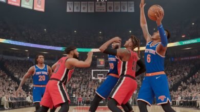 portland trail blazers vs knicks match player stats