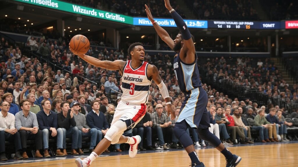 washington wizards vs memphis grizzlies match player stats