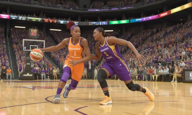 phoenix mercury vs los angeles sparks match player stats