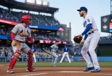 st. louis cardinals vs dodgers match player stats