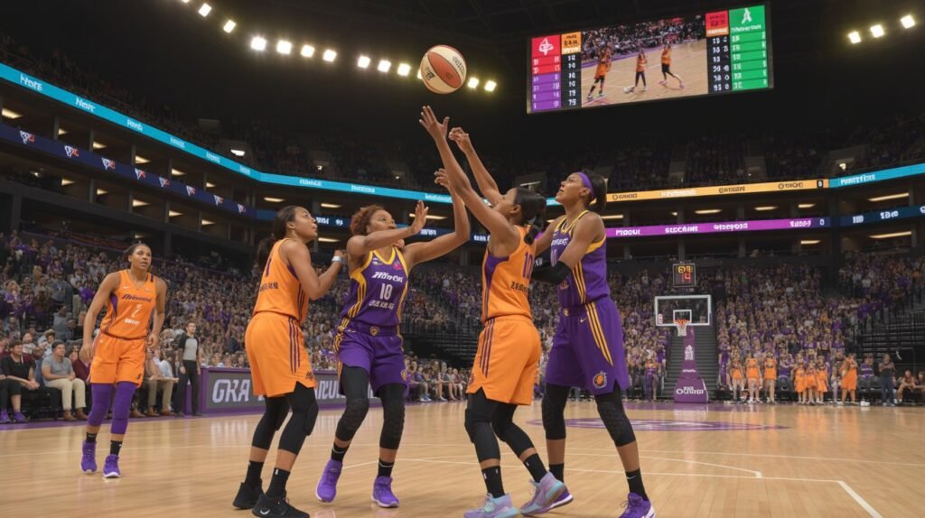 phoenix mercury vs los angeles sparks match player stats