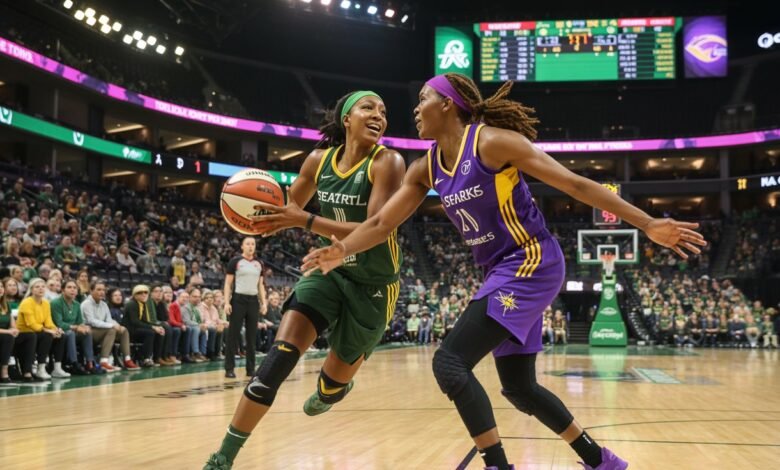 seattle storm vs los angeles sparks match player stats