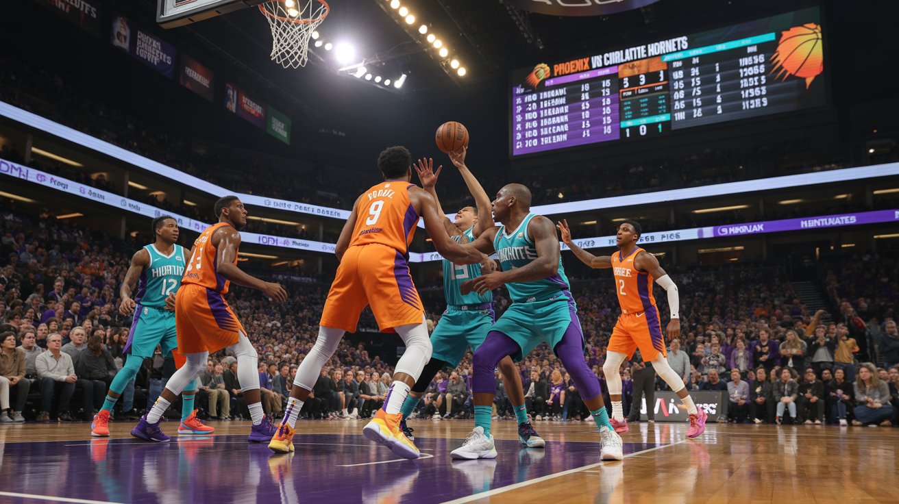 phoenix suns vs charlotte hornets match player stats