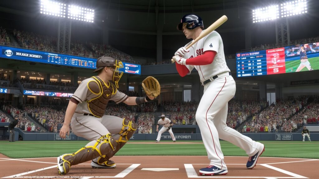 red sox vs padres match player stats