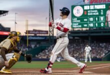 red sox vs padres match player stats