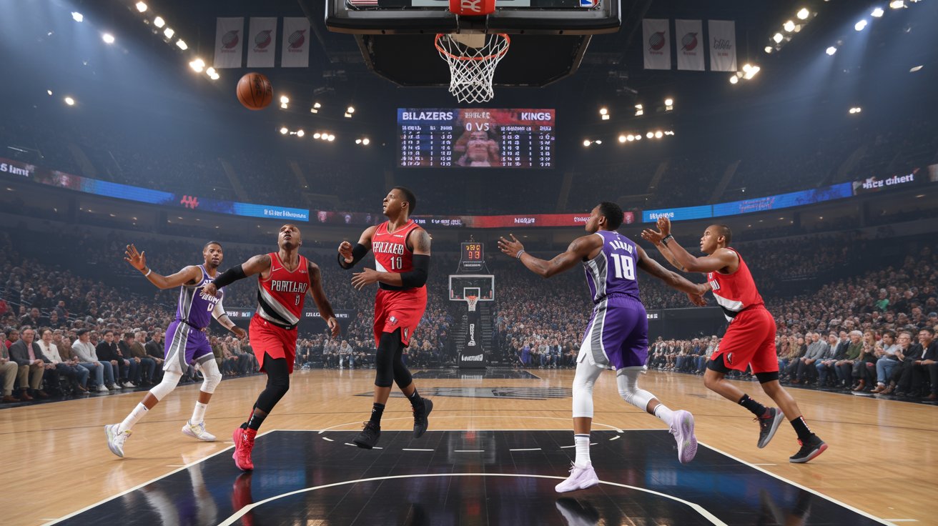 portland trail blazers vs sacramento kings match player stats