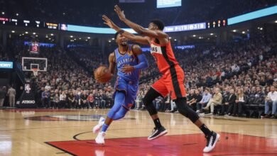 okc thunder vs toronto raptors match player stats